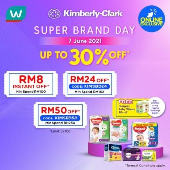 Watsons-Online-Kimberly-Clark-Super-Brand-Day-Sale-350x350 - Beauty & Health Johor Kedah Kelantan Kuala Lumpur Malaysia Sales Melaka Negeri Sembilan Online Store Pahang Penang Perak Perlis Personal Care Putrajaya Sabah Sarawak Selangor Skincare Terengganu 