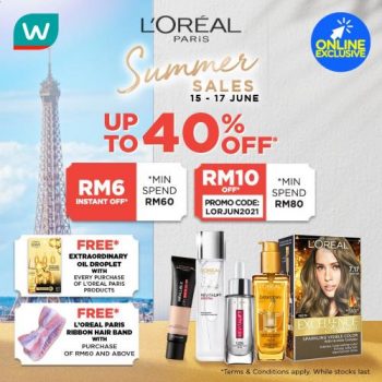 Watsons-Online-Loreal-Summer-Sale-350x350 - Beauty & Health Cosmetics Hair Care Johor Kedah Kelantan Kuala Lumpur Malaysia Sales Melaka Nationwide Negeri Sembilan Online Store Pahang Penang Perak Perlis Personal Care Putrajaya Sabah Sarawak Selangor Terengganu 