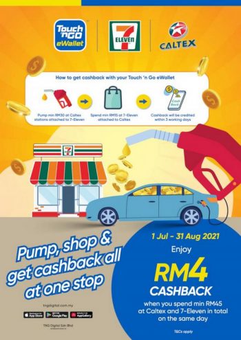 7-Eleven-RM4-Cashback-Promotion-with-Touch-n-Go-350x495 - Johor Kedah Kelantan Kuala Lumpur Melaka Negeri Sembilan Others Pahang Penang Perak Perlis Promotions & Freebies Putrajaya Sabah Sarawak Selangor Terengganu 