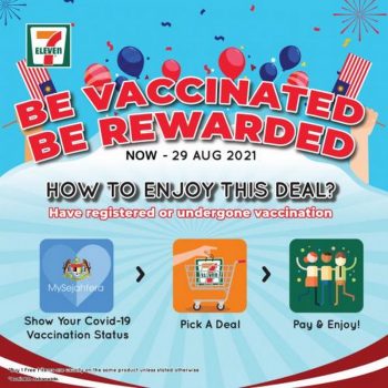 7-Eleven-Vaccination-Promotion-350x350 Now till 29 Aug 2021: 7 Eleven Vaccination Promotion