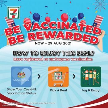 7-Eleven-Vaccination-Promotion-350x350 - Johor Kedah Kelantan Kuala Lumpur Melaka Negeri Sembilan Pahang Penang Perak Perlis Promotions & Freebies Putrajaya Sabah Sarawak Selangor Supermarket & Hypermarket Terengganu 