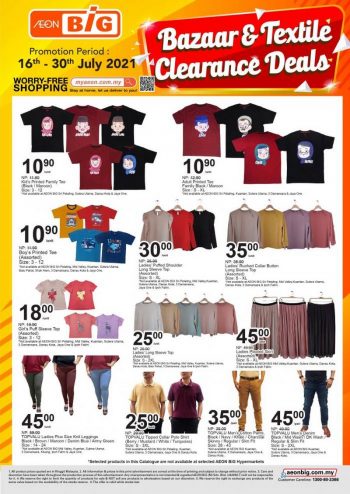 AEON-BiG-Bazaar-Textile-Clearance-Deals-Promotion-1-350x494 - Johor Kedah Kelantan Kuala Lumpur Melaka Negeri Sembilan Pahang Penang Perak Perlis Promotions & Freebies Putrajaya Sabah Sarawak Selangor Supermarket & Hypermarket Terengganu 