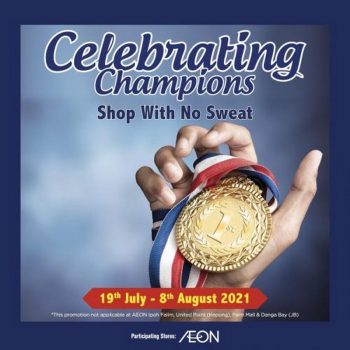 AEON-Celebrating-Champions-Promotion-350x350 - Johor Kedah Kelantan Kuala Lumpur Melaka Negeri Sembilan Online Store Pahang Penang Perak Perlis Promotions & Freebies Putrajaya Sabah Sarawak Selangor Supermarket & Hypermarket Terengganu 