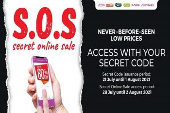 AEON-Online-S.O.S-Secret-Online-Sale-350x233 - Johor Kedah Kelantan Kuala Lumpur Melaka Negeri Sembilan Online Store Pahang Penang Perak Perlis Promotions & Freebies Putrajaya Sabah Sarawak Selangor Supermarket & Hypermarket Terengganu 