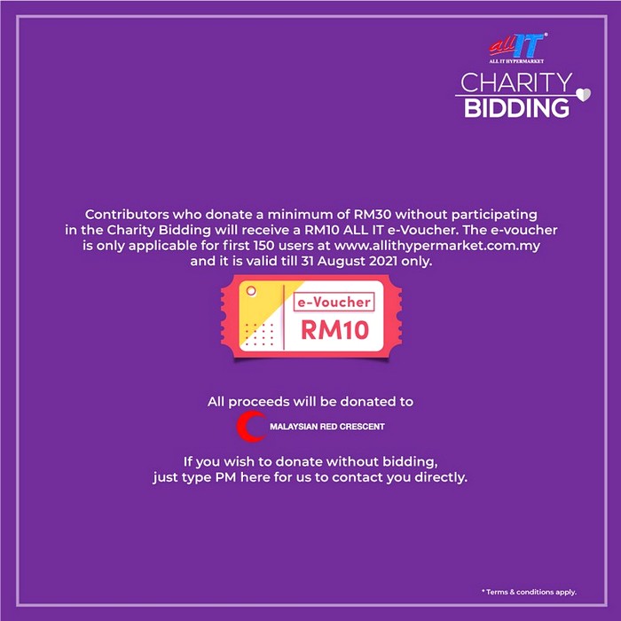 ALL-IT-Hypermarket-Charity-Bidding-Sale-Promotion-2021-Malaysia-Warehouse-Sale-Clearance-Computer-Desktop-Gadgets-Home-Appliances-e-voucher - Audio System & Visual System Cameras Computer Accessories Electronics & Computers Events & Fairs Home Appliances IT Gadgets Accessories Johor Kedah Kelantan Kitchen Appliances Kuala Lumpur Laptop Melaka Mobile Phone Negeri Sembilan Online Store Pahang Penang Perak Perlis Putrajaya Sabah Sarawak Selangor Tablets Terengganu 
