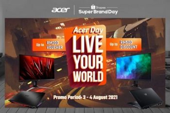 Acer-Super-Brand-Day-Sale-on-Shopee-350x233 - Electronics & Computers IT Gadgets Accessories Johor Kedah Kelantan Kuala Lumpur Laptop Malaysia Sales Melaka Negeri Sembilan Online Store Pahang Penang Perak Perlis Putrajaya Sabah Sarawak Selangor Terengganu 