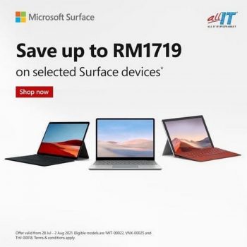 All-It-Hypermarket-Microsoft-Surface-Promo-1-350x350 - Electronics & Computers IT Gadgets Accessories Johor Kedah Kelantan Kuala Lumpur Laptop Melaka Negeri Sembilan Online Store Pahang Penang Perak Perlis Promotions & Freebies Putrajaya Sabah Sarawak Selangor Terengganu 