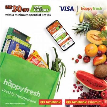 AmBank-Happy-Fresh-Promo-350x350 - AmBank Bank & Finance Johor Kedah Kelantan Kuala Lumpur Melaka Negeri Sembilan Online Store Pahang Penang Perak Perlis Promotions & Freebies Putrajaya Sabah Sarawak Selangor Supermarket & Hypermarket Terengganu 