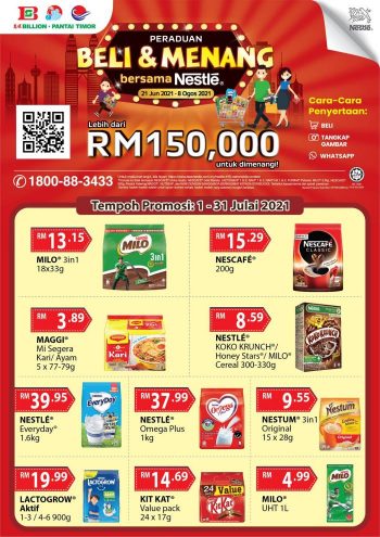 BILLION-Pantai-Timor-Nestle-Promotion-350x495 - Johor Kedah Kelantan Kuala Lumpur Melaka Negeri Sembilan Pahang Penang Perak Perlis Promotions & Freebies Putrajaya Sabah Sarawak Selangor Supermarket & Hypermarket Terengganu 