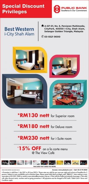 Best-Western-i-City-Shah-Alam-Special-Deal-with-Public-Bank-1-305x625 - Bank & Finance Hotels Promotions & Freebies Public Bank Selangor Sports,Leisure & Travel 