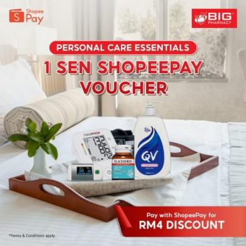Big-Pharmacy-ShopeePay-RM4-Voucher-at-1-Sen-Promotion-350x350 - Beauty & Health Health Supplements Johor Kedah Kelantan Kuala Lumpur Melaka Negeri Sembilan Online Store Pahang Penang Perak Perlis Personal Care Promotions & Freebies Putrajaya Sabah Sarawak Selangor Terengganu 