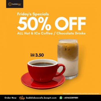 Bubble-Bee-Cafe-50-off-Promo-350x350 - Beverages Food , Restaurant & Pub Johor Kedah Kelantan Kuala Lumpur Melaka Negeri Sembilan Pahang Penang Perak Perlis Promotions & Freebies Putrajaya Sabah Sarawak Selangor Terengganu 