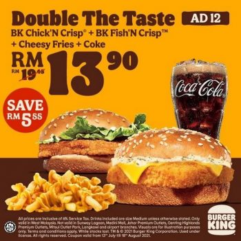 Burger-King-Double-The-Taste-Promotion-1-350x350 - Beverages Burger Food , Restaurant & Pub Johor Kedah Kelantan Kuala Lumpur Melaka Negeri Sembilan Pahang Penang Perak Perlis Promotions & Freebies Putrajaya Sabah Sarawak Selangor Terengganu 
