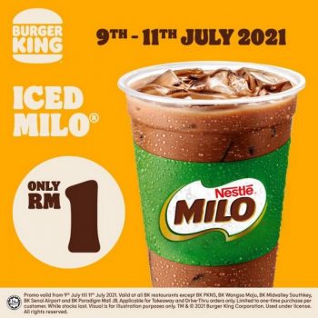 Burger-King-Iced-Milo-at-RM1-Promotion-350x350 - Beverages Food , Restaurant & Pub Johor Kedah Kelantan Kuala Lumpur Melaka Negeri Sembilan Pahang Penang Perak Perlis Promotions & Freebies Putrajaya Sabah Sarawak Selangor Terengganu 