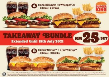 Burger-King-Takeaway-Bundle-Promo-350x248 - Beverages Burger Food , Restaurant & Pub Johor Kedah Kelantan Kuala Lumpur Melaka Negeri Sembilan Pahang Penang Perak Perlis Promotions & Freebies Putrajaya Sabah Sarawak Selangor Terengganu 