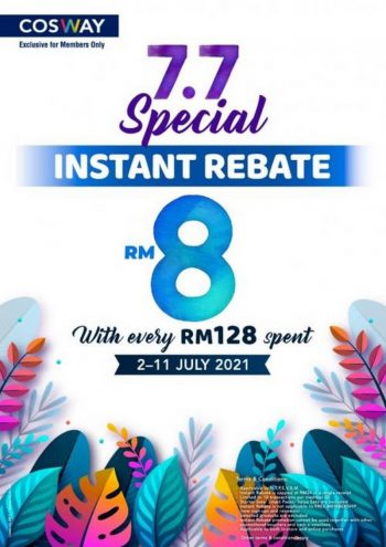 Cosway-7.7-Special-Instant-Rebate-Promotion-350x495 - Johor Kedah Kelantan Kuala Lumpur Melaka Negeri Sembilan Others Pahang Penang Perak Perlis Promotions & Freebies Putrajaya Sabah Sarawak Selangor Terengganu 