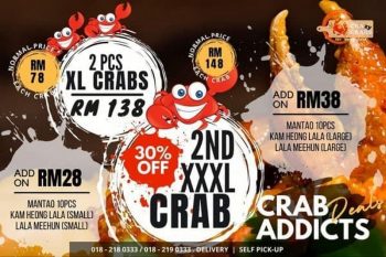 Crazy-Crab-Crabs-Addicts-Deal-350x233 - Beverages Food , Restaurant & Pub Kuala Lumpur Promotions & Freebies Selangor 