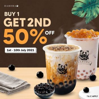 Daboba-Buy-1-get-2nd-50-off-Promotion-350x350 - Beverages Food , Restaurant & Pub Johor Kedah Kelantan Kuala Lumpur Melaka Negeri Sembilan Pahang Penang Perak Perlis Promotions & Freebies Putrajaya Sabah Sarawak Selangor Terengganu 