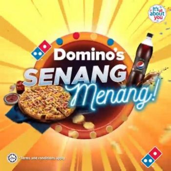 Dominos-Pizza-Senang-Menang-Contest-350x350 - Beverages Events & Fairs Food , Restaurant & Pub Johor Kedah Kelantan Kuala Lumpur Melaka Negeri Sembilan Online Store Pahang Penang Perak Perlis Pizza Putrajaya Sabah Sarawak Selangor Terengganu 