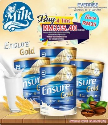 Everrise-Ensure-Gold-Milk-Powder-Promotion-350x404 - Promotions & Freebies Sarawak Supermarket & Hypermarket 