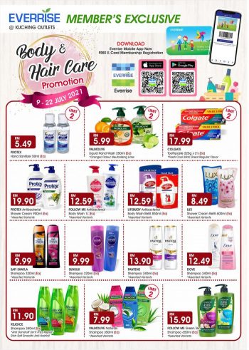 Everrise-Kuching-Body-Hair-Promotion-350x491 - Promotions & Freebies Sarawak Supermarket & Hypermarket 