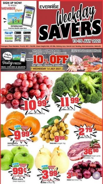 Everrise-Weekday-Savers-Promo-1-350x625 - Promotions & Freebies Sarawak Supermarket & Hypermarket 