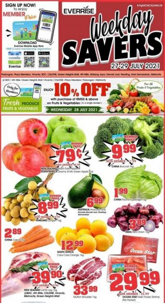 Everrise-Weekday-Savers-Promo-2-342x625 - Promotions & Freebies Sarawak Supermarket & Hypermarket 