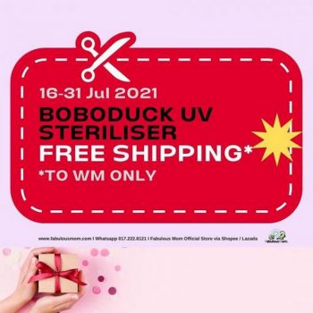 Fabulous-Mom-Boboduck-UV-Steriliser-Free-Shipping-Promotion-350x350 - Johor Kedah Kelantan Kuala Lumpur Melaka Negeri Sembilan Online Store Others Pahang Penang Perak Perlis Promotions & Freebies Putrajaya Sabah Sarawak Selangor Terengganu 