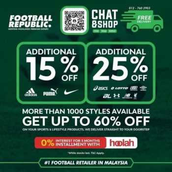 Football-Republic-Factory-Outlet-Special-Sale-at-Genting-Highlands-Premium-Outlets-350x350 - Fashion Lifestyle & Department Store Pahang Sportswear Warehouse Sale & Clearance in Malaysia 