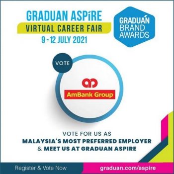 GRADUAN-Aspire-Virtual-Career-Fair-with-AmBank-350x350 - AmBank Bank & Finance Events & Fairs Johor Kedah Kelantan Kuala Lumpur Melaka Negeri Sembilan Online Store Others Pahang Penang Perak Perlis Putrajaya Sabah Sarawak Selangor Terengganu 