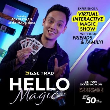 GSC-Virtual-Interactive-Magic-Show-with-MAD-350x350 - Cinemas Events & Fairs Johor Kedah Kelantan Kuala Lumpur Melaka Movie & Music & Games Negeri Sembilan Online Store Pahang Penang Perak Perlis Putrajaya Sabah Sarawak Selangor Terengganu 