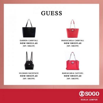 GUESS-Special-Sale-at-SOGO-4-350x350 - Apparels Bags Fashion Lifestyle & Department Store Handbags Kuala Lumpur Malaysia Sales Selangor 