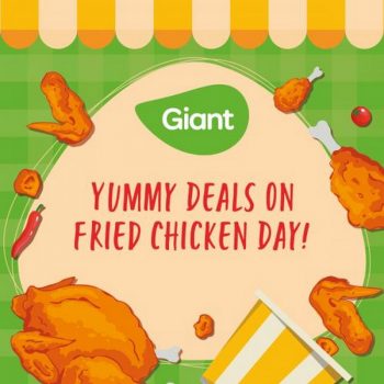 Giant-Fried-Chicken-Day-Promotion-350x350 - Johor Kedah Kelantan Kuala Lumpur Melaka Negeri Sembilan Pahang Penang Perak Perlis Promotions & Freebies Putrajaya Sabah Sarawak Selangor Supermarket & Hypermarket Terengganu 