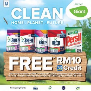 Giant-Unilever-Homecare-Free-TNG-eWallet-Credit-350x350 - Johor Kedah Kelantan Kuala Lumpur Melaka Negeri Sembilan Pahang Penang Perak Perlis Promotions & Freebies Putrajaya Sabah Sarawak Selangor Supermarket & Hypermarket Terengganu 