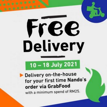 GrabFood-Nandos-Free-Delivery-Promotion-350x350 - Beverages Food , Restaurant & Pub Johor Kedah Kelantan Kuala Lumpur Melaka Negeri Sembilan Online Store Pahang Penang Perak Perlis Promotions & Freebies Putrajaya Sabah Sarawak Selangor Terengganu 