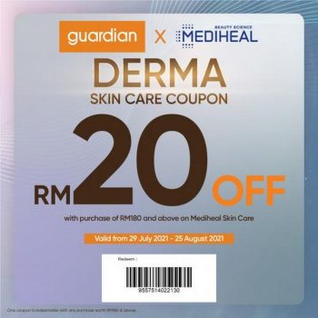 Guardian-Derma-Skin-Care-Fair-2021-Free-Coupon-Promotion-18-350x350 - Beauty & Health Johor Kedah Kelantan Kuala Lumpur Melaka Negeri Sembilan Online Store Pahang Penang Perak Perlis Personal Care Promotions & Freebies Putrajaya Sabah Sarawak Selangor Skincare Terengganu 