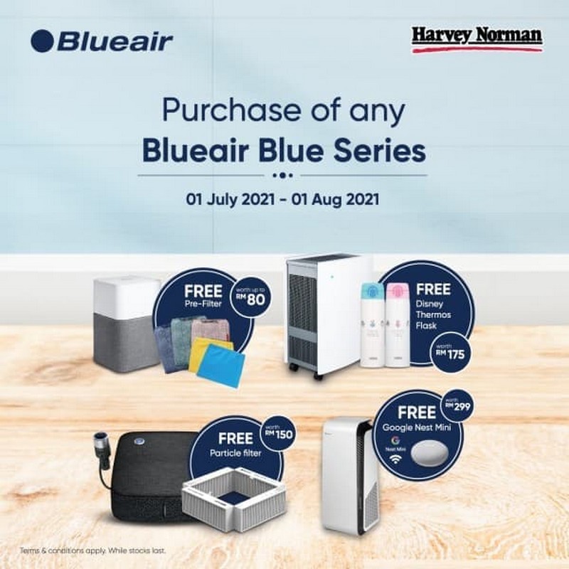 1 Jul1 Aug 2021 Harvey Norman BlueAir Promo