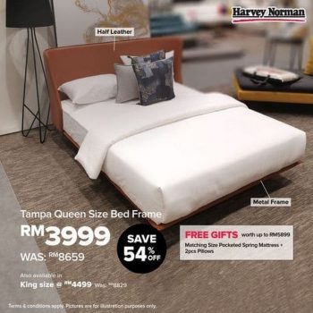 Harvey-Norman-TAMPA-bed-frame-Promo-350x350 - Beddings Furniture Home & Garden & Tools Home Decor Johor Kedah Kelantan Kuala Lumpur Melaka Negeri Sembilan Online Store Pahang Penang Perak Perlis Promotions & Freebies Putrajaya Sabah Sarawak Selangor Terengganu 