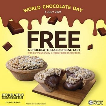 Hokkaido-Baked-Cheese-Tart-World-Chocolate-Day-Promo-350x350 - Beverages Food , Restaurant & Pub Johor Kedah Kelantan Kuala Lumpur Melaka Negeri Sembilan Pahang Penang Perak Perlis Promotions & Freebies Putrajaya Sabah Sarawak Selangor Terengganu 