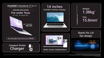 Huawei-MateBook-D14-Promo-350x197 - Electronics & Computers IT Gadgets Accessories Johor Kedah Kelantan Kuala Lumpur Laptop Melaka Negeri Sembilan Online Store Pahang Penang Perak Perlis Promotions & Freebies Putrajaya Sabah Sarawak Selangor Terengganu 