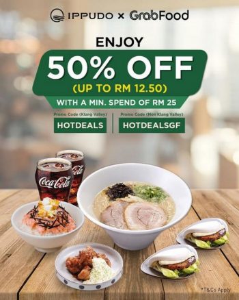 Ippudo-50-OFF-Promo-Code-on-GrabFood-350x438 - Beverages Food , Restaurant & Pub Johor Kedah Kelantan Kuala Lumpur Melaka Negeri Sembilan Online Store Pahang Penang Perak Perlis Promotions & Freebies Putrajaya Sabah Sarawak Selangor Terengganu 