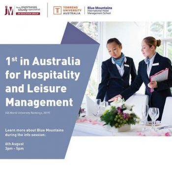 JM-Education-Group-1-in-Australia-for-Hospitality-and-Leisure-Management-350x350 - Events & Fairs Johor Kedah Kelantan Kuala Lumpur Melaka Negeri Sembilan Online Store Others Pahang Penang Perak Perlis Putrajaya Sabah Sarawak Selangor Terengganu 