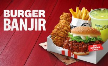 KFC-Burger-Banjir-Promo-350x214 - Beverages Burger Fast Food Food , Restaurant & Pub Johor Kedah Kelantan Kuala Lumpur Melaka Negeri Sembilan Pahang Penang Perak Perlis Promotions & Freebies Putrajaya Sabah Sarawak Selangor Terengganu 