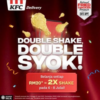 KFC-Double-Shake-Double-Syok-Promotion-350x350 - Beverages Food , Restaurant & Pub Johor Kedah Kelantan Kuala Lumpur Melaka Negeri Sembilan Pahang Penang Perak Perlis Promotions & Freebies Putrajaya Sabah Sarawak Selangor Terengganu 