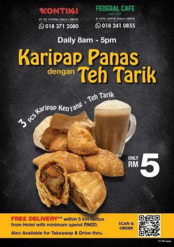Kontiki-Restaurant-Karipap-Kentang-Promo-350x497 - Beverages Food , Restaurant & Pub Kuala Lumpur Promotions & Freebies Selangor 