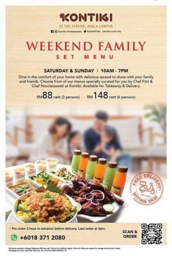 Kontiki-Weekend-Family-Promo-350x520 - Beverages Food , Restaurant & Pub Kuala Lumpur Promotions & Freebies Selangor 