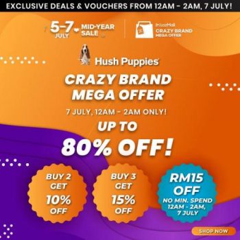 Lazada-Hush-Puppies-7.7-Sale-350x350 - Apparels Fashion Accessories Fashion Lifestyle & Department Store Footwear Johor Kedah Kelantan Kuala Lumpur Malaysia Sales Melaka Negeri Sembilan Online Store Pahang Penang Perak Perlis Putrajaya Sabah Sarawak Selangor Terengganu 