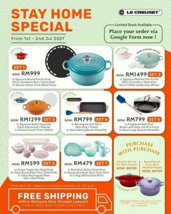 Le-Creuset-Stay-Home-Special-350x438 - Home & Garden & Tools Johor Kedah Kelantan Kitchenware Kuala Lumpur Melaka Negeri Sembilan Online Store Pahang Penang Perak Perlis Promotions & Freebies Putrajaya Sabah Sarawak Selangor Terengganu 