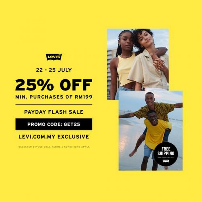 22-25 Jul 2021: Levi's Online Sale 