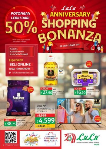 LuLu-Hypermarket-Anniversary-Shopping-Bonanza-Promotion-1-350x491 - Kuala Lumpur Online Store Promotions & Freebies Selangor Supermarket & Hypermarket 